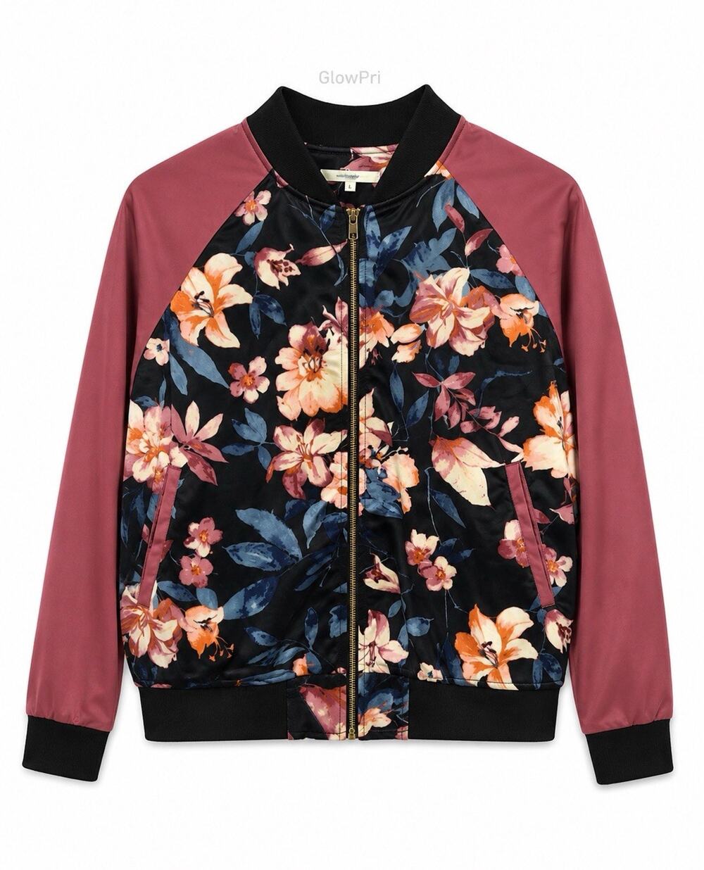 Style Me Floral Bomber Jacket – Women’s Size M